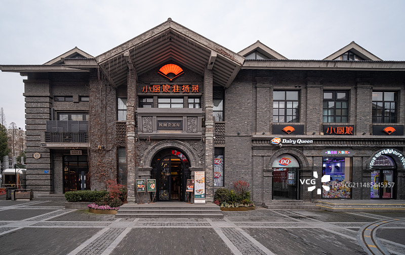 南京中山路民国建筑街图片素材