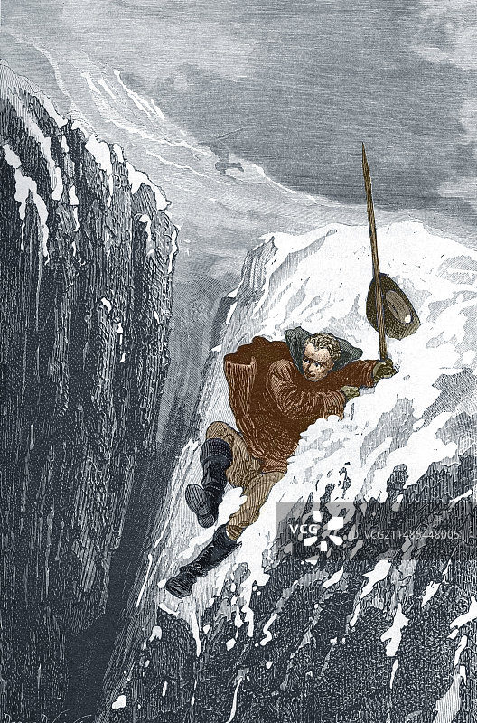 1732年，林奈在拉普兰图片素材