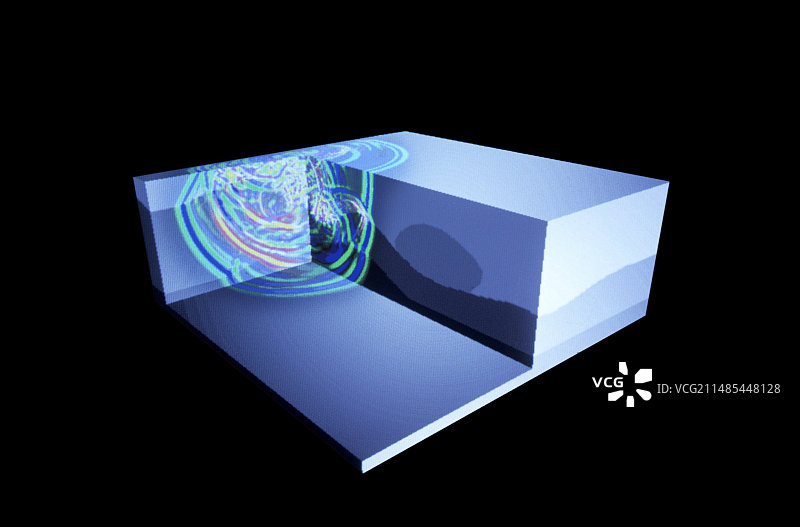 地震模拟图片素材