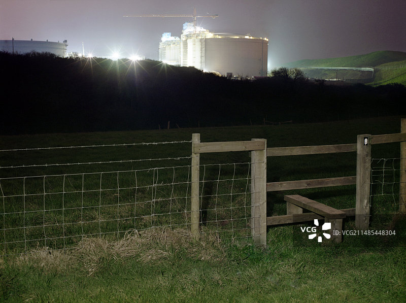 液化天然气接收站图片素材