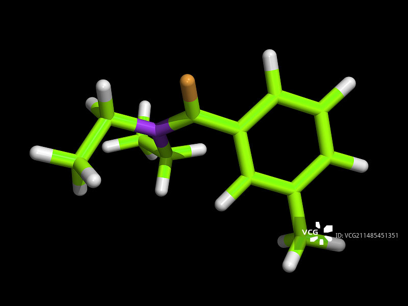 驱蚊酯分子图片素材