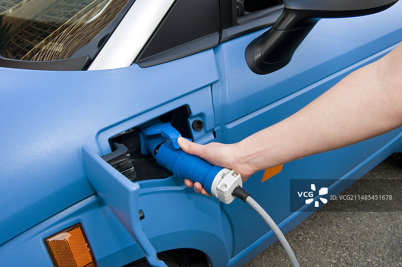 电动汽车充电图片素材