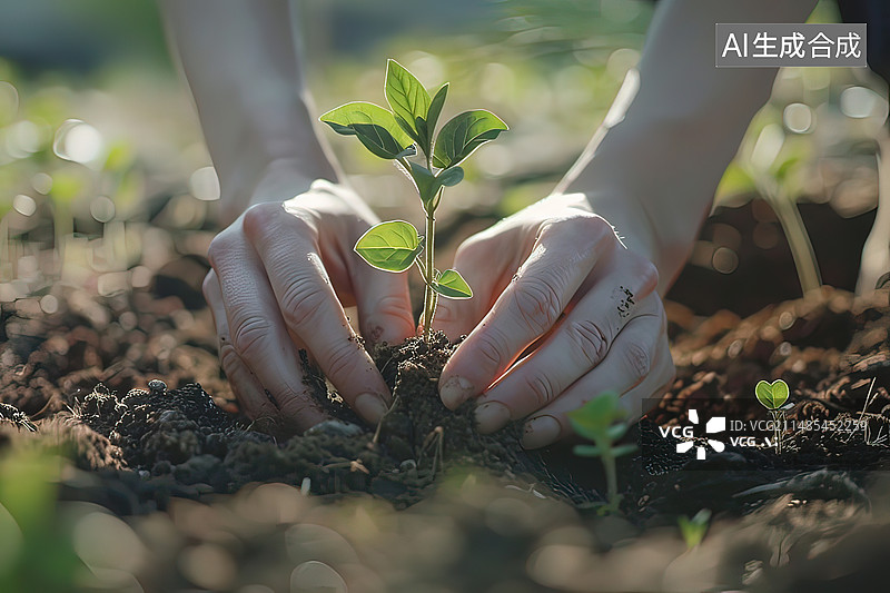 【AI数字艺术】保护生态环境地球日图片素材