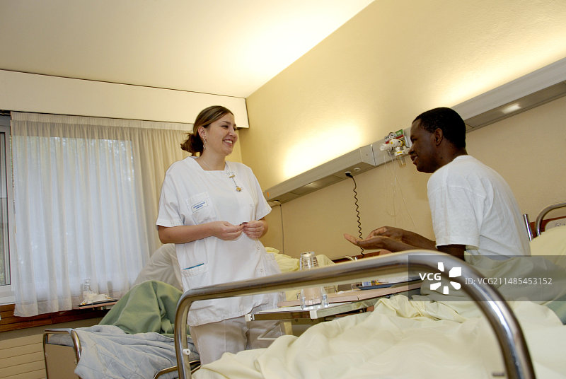 护士和病人图片素材