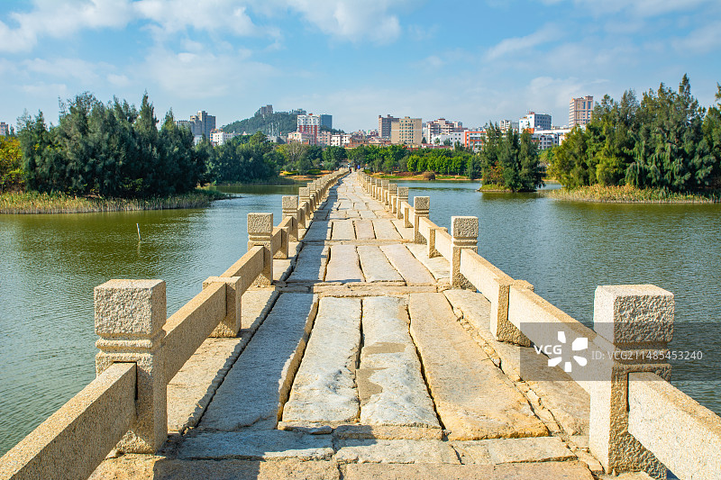 泉州 南安市 安平桥 五里桥 南宋梁式石桥 古代桥梁 海港大石桥 文物古迹 历史遗迹 泉州风光图片素材
