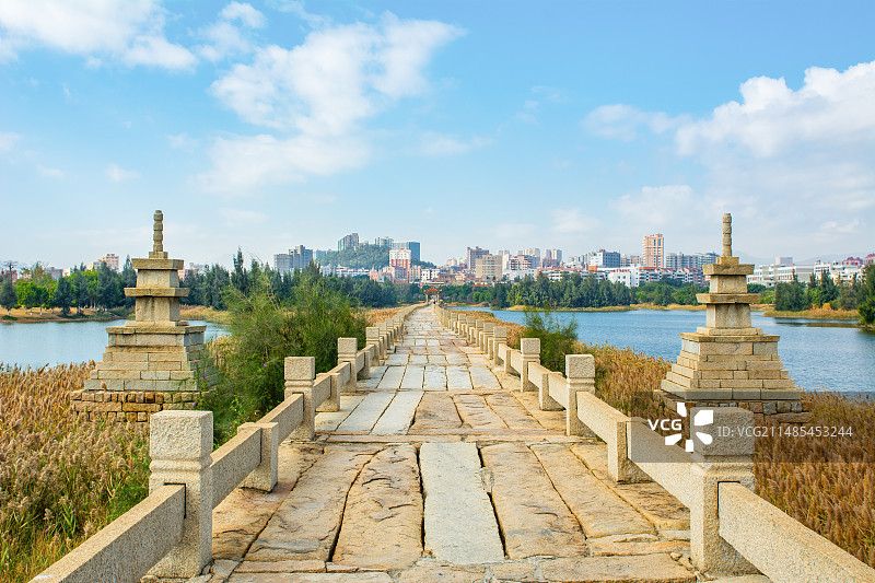 泉州 南安市 安平桥 五里桥 南宋梁式石桥 古代桥梁 海港大石桥 文物古迹 历史遗迹 泉州风光图片素材