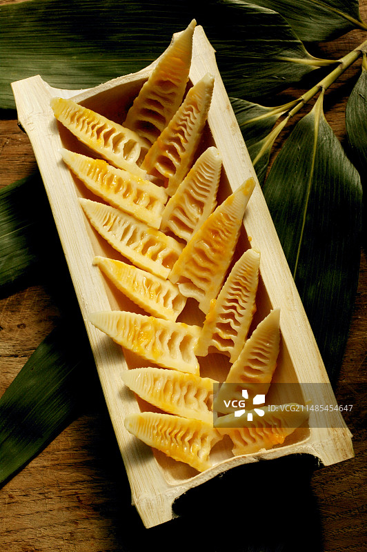 切碎的竹笋图片素材