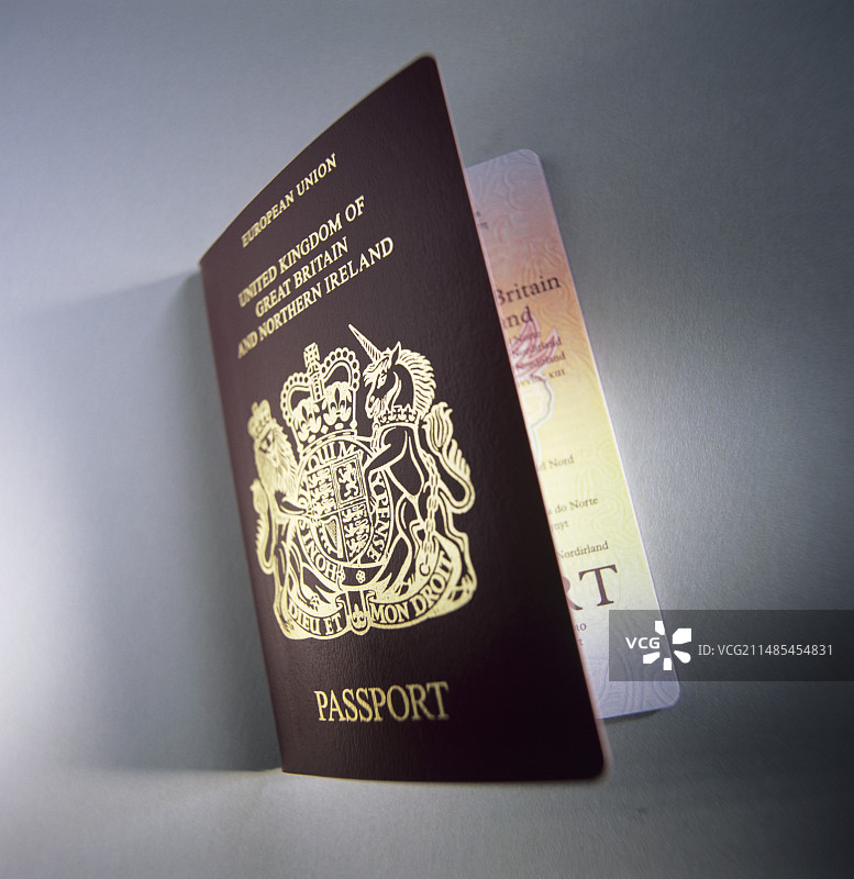 英国护照图片素材