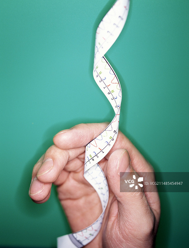 基因序列。图片素材