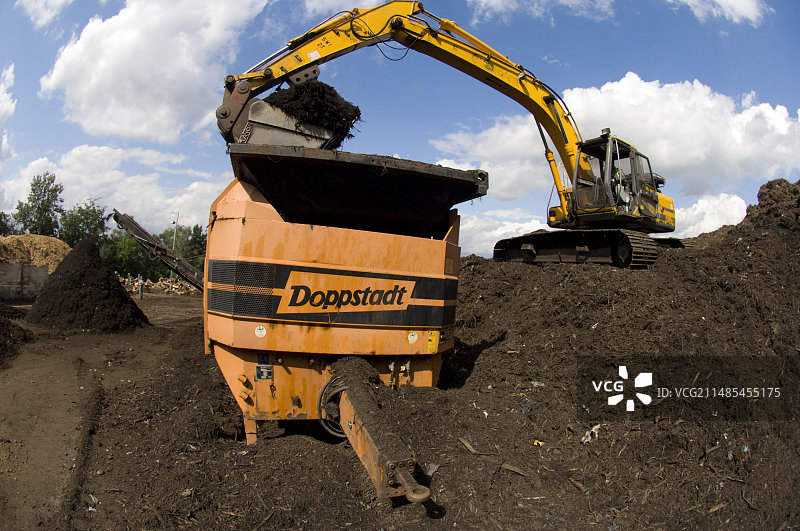 英国堆肥生产图片素材