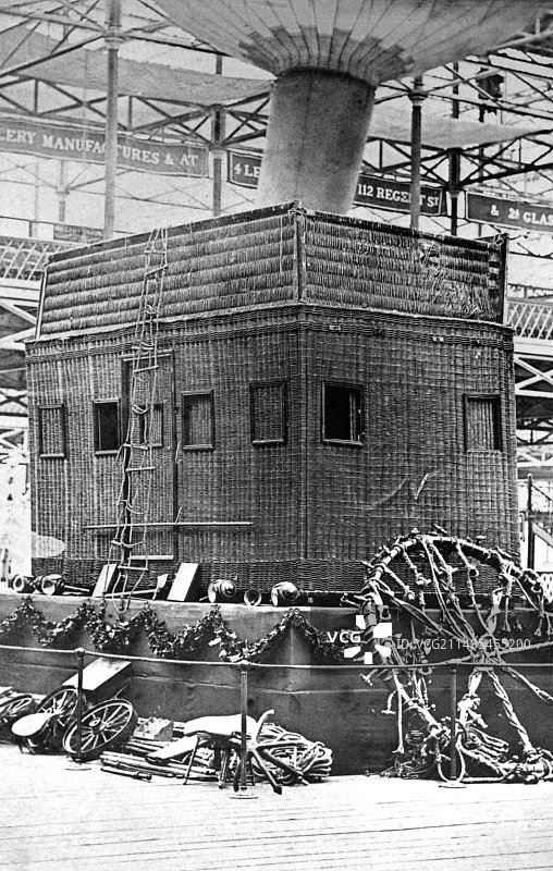 纳达尔气球的吊篮，1863年图片素材