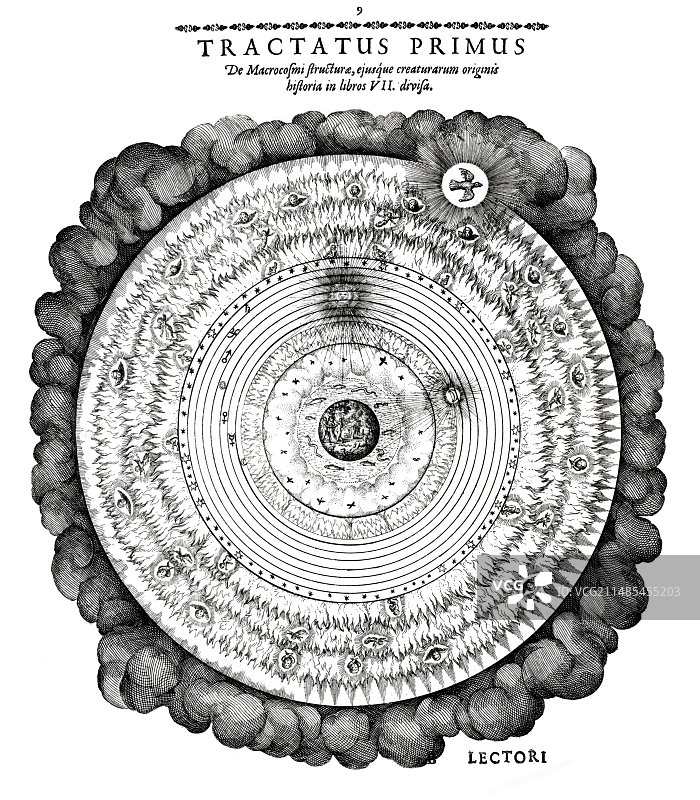 弗拉德的宏观世界观，1617年图片素材