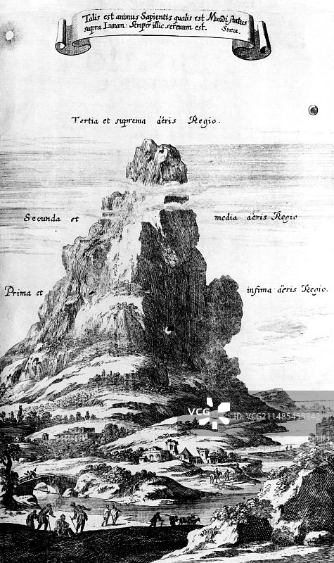 1696年大气区域图图片素材