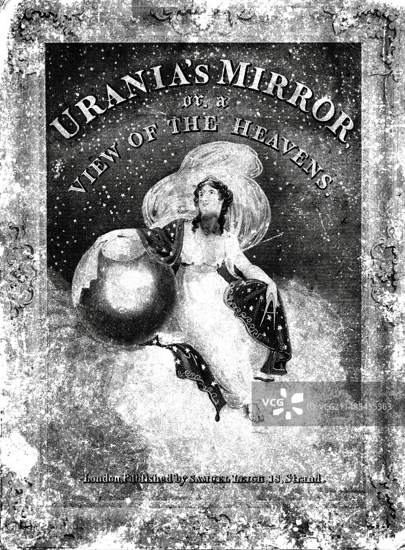 1884年乌拉尼亚之镜盒封面图片素材