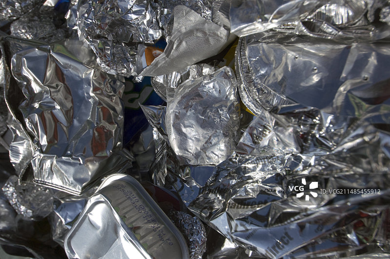 金属食品容器回收图片素材