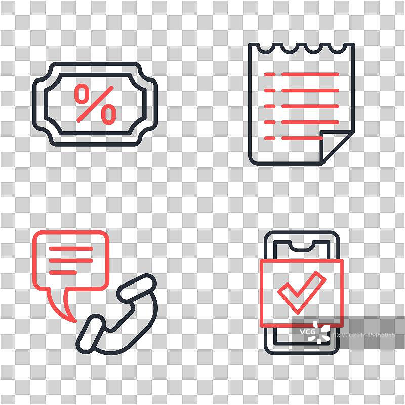 愿望清单模板和24小时电话线条设计图片素材