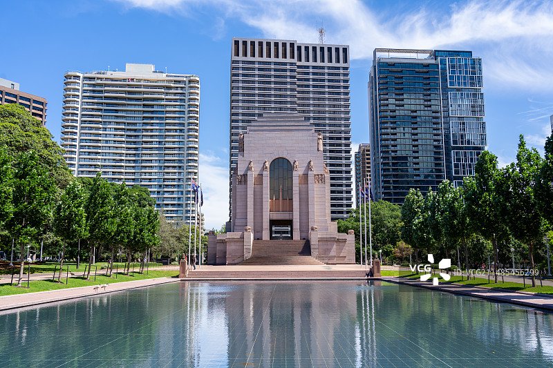 悉尼 海德公园 Hyde Park图片素材