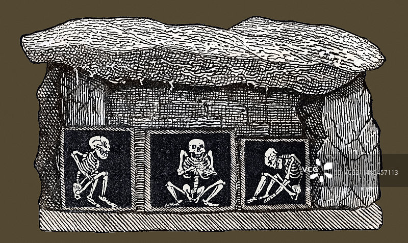 瑞典史前墓葬图片素材