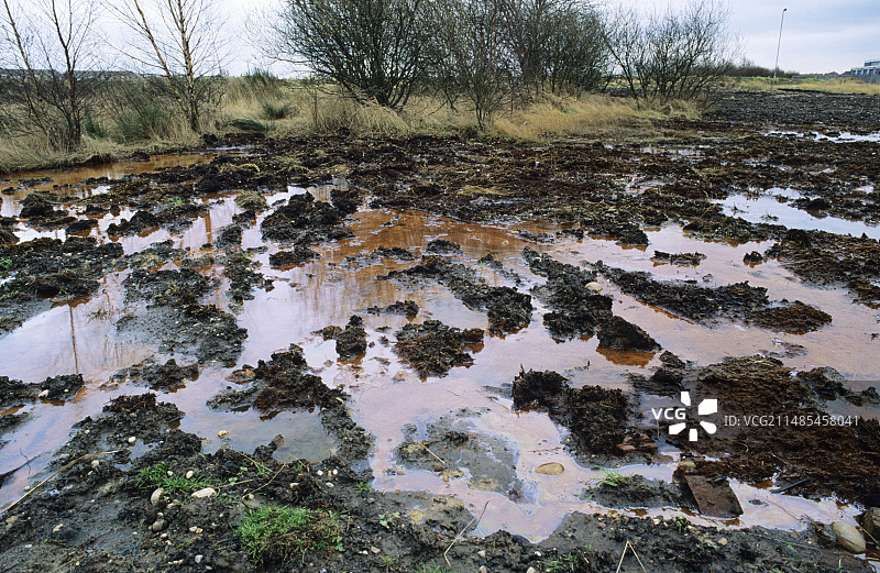 受污染的土地图片素材