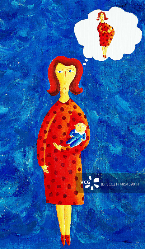 产后抑郁症图片素材