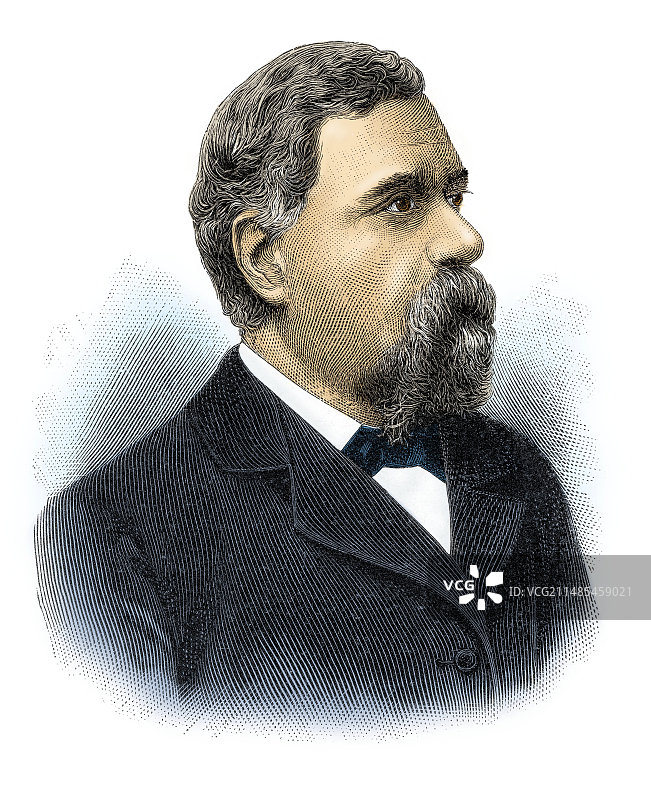 意大利天文学家乔瓦尼·斯基亚帕雷利图片素材