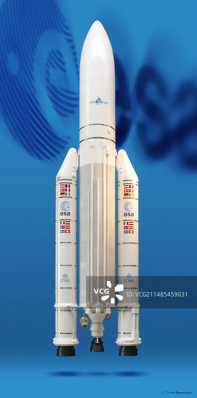 阿丽亚娜5号火箭图片素材