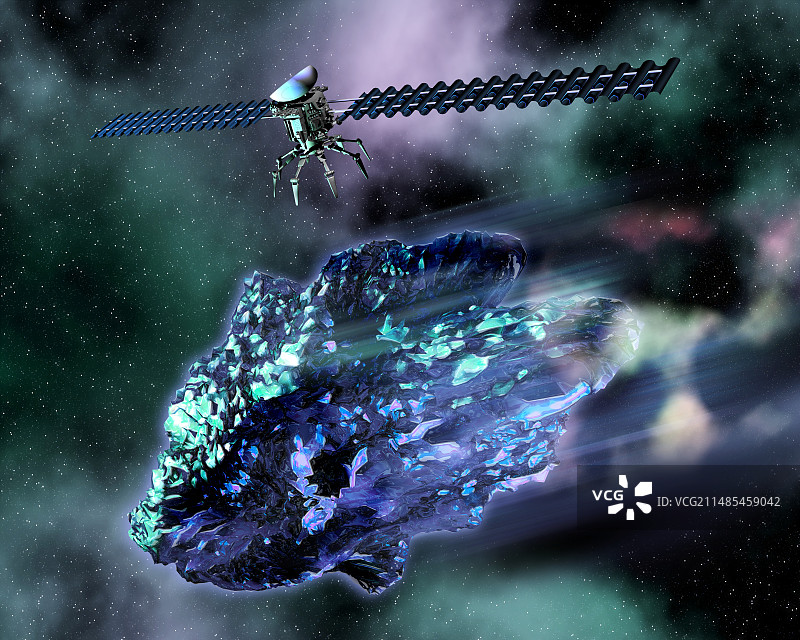 彗星探测器图片素材