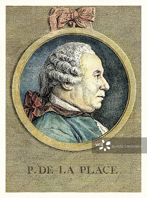 法国天文学家皮埃尔-西蒙·拉普拉斯图片素材