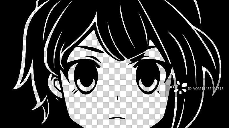 极简扁平风动漫logo图片素材