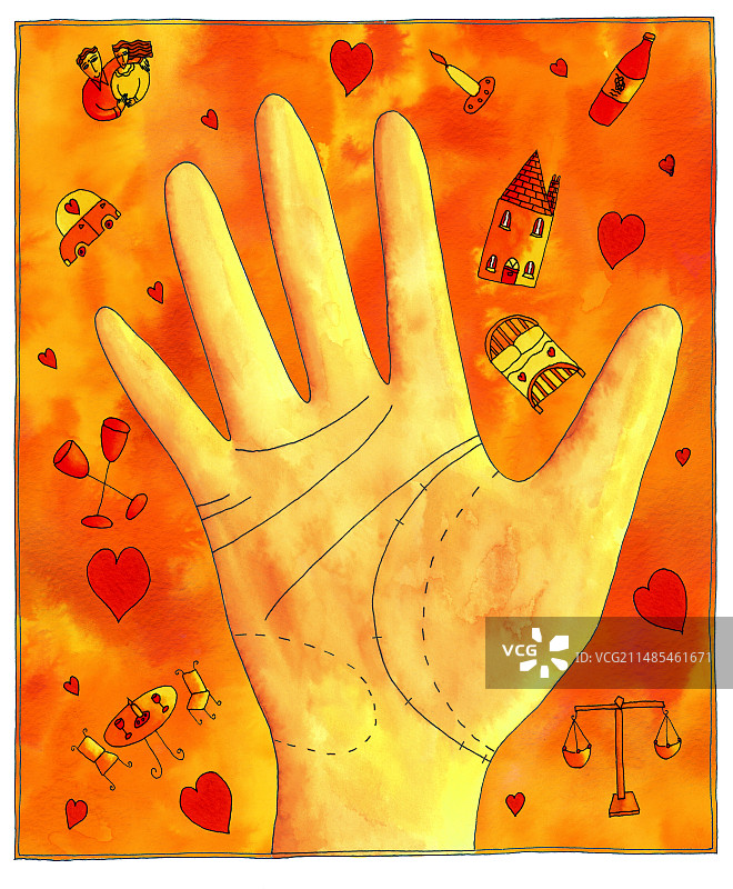 手相术图片素材