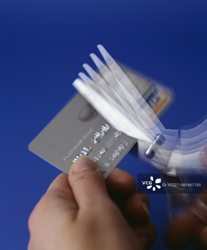 切割信用卡图片素材