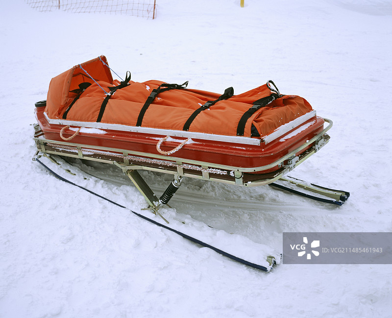 担架雪橇图片素材
