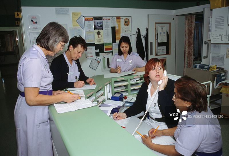 工作站的护士图片素材