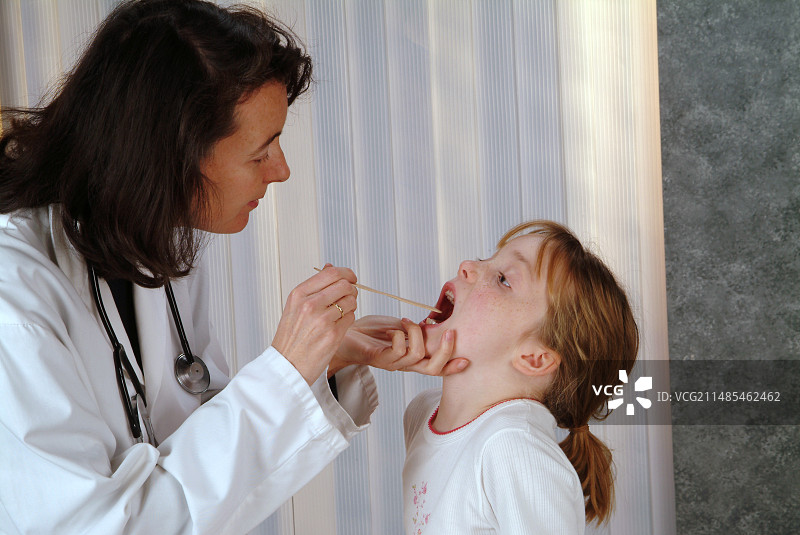 喉咙检查图片素材