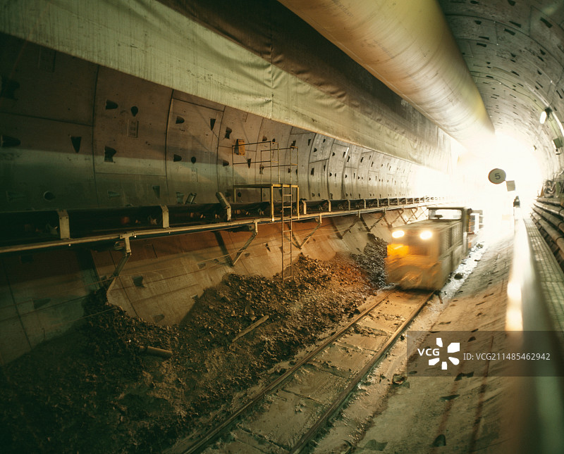 海峡隧道铁路连接线建设图片素材