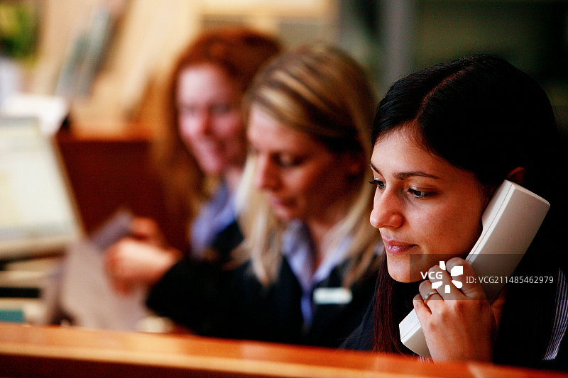 医院接待员图片素材