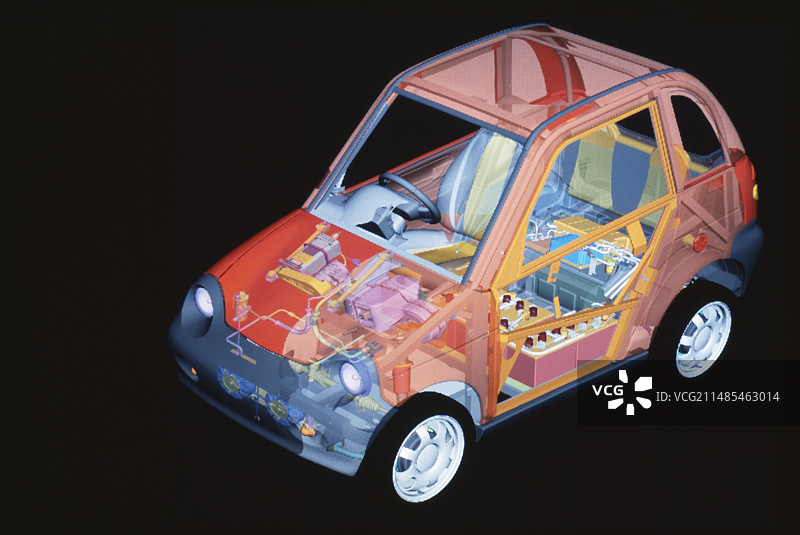 电动汽车艺术作品图片素材