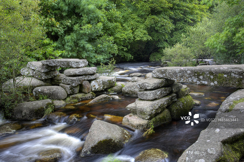 达特河上的克拉珀桥图片素材