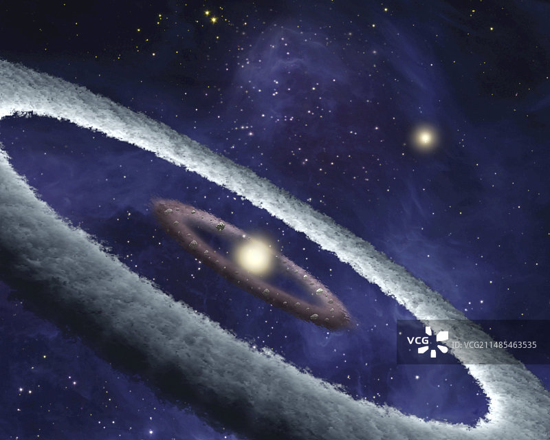 HD 113766行星系统，艺术作品图片素材