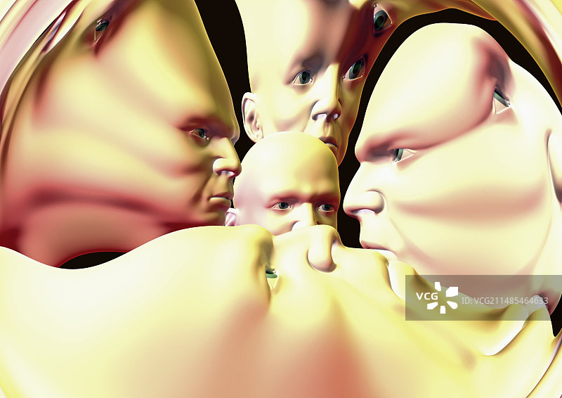 精神疾病概念艺术作品图片素材