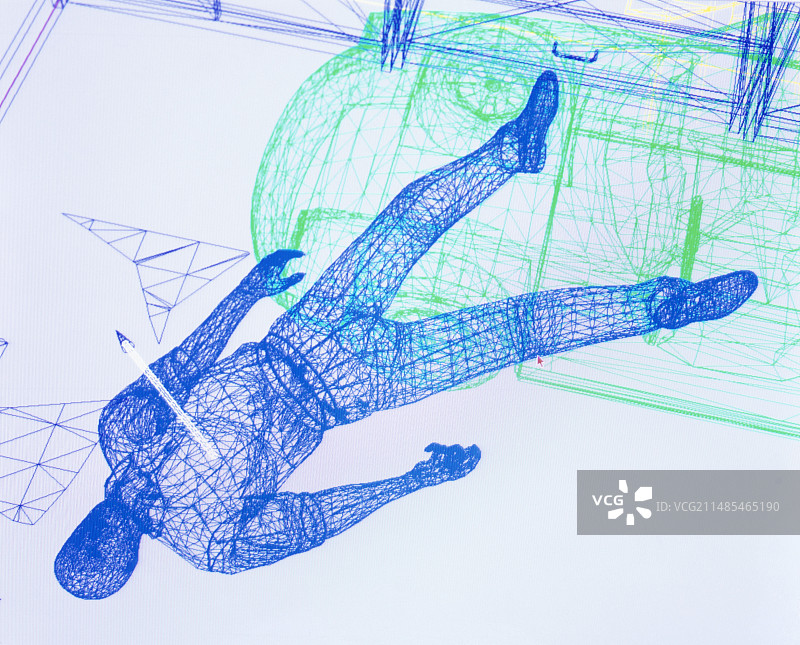 犯罪现场重建图片素材