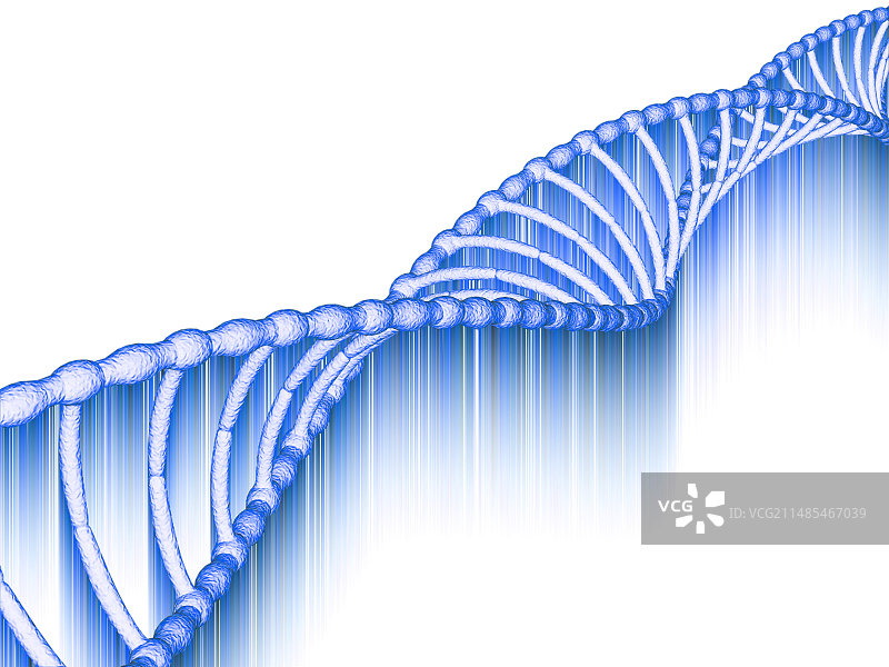 DNA分子电脑艺术图图片素材