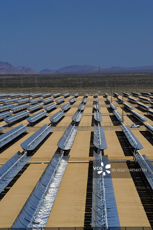 美国加利福尼亚太阳能发电厂图片素材