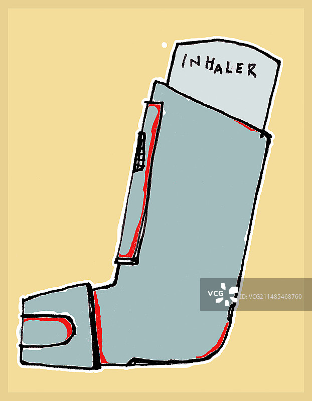 哮喘吸入器图片素材