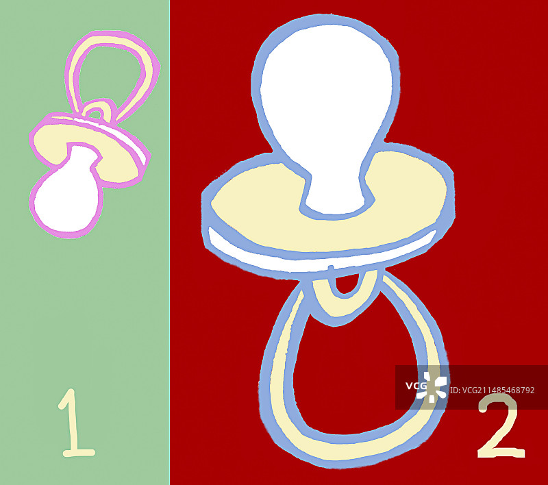 婴儿安抚奶嘴图片素材