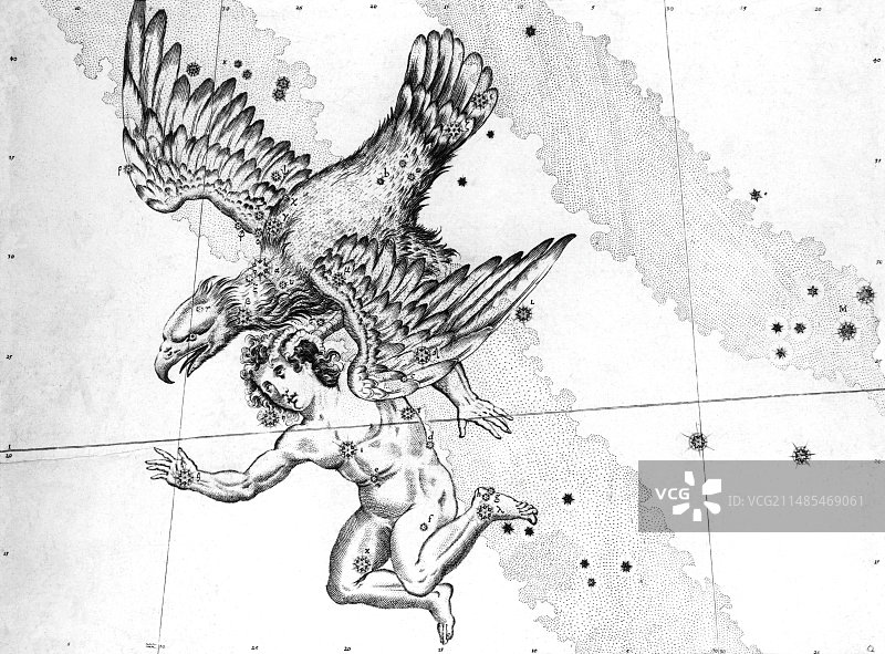 天鹰座，1603年图片素材