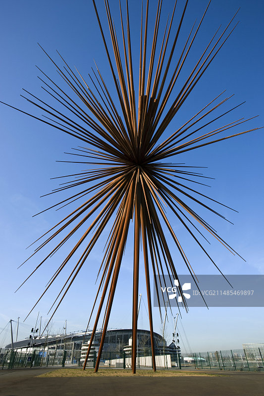 爆炸之B雕塑图片素材