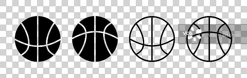 篮球图标标志图片素材