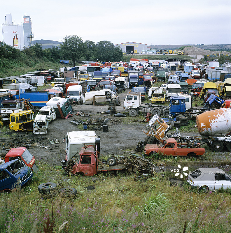 车辆报废厂图片素材