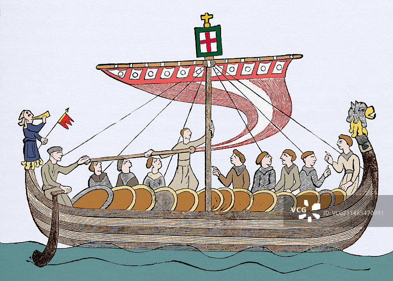 丹麦军舰图片素材